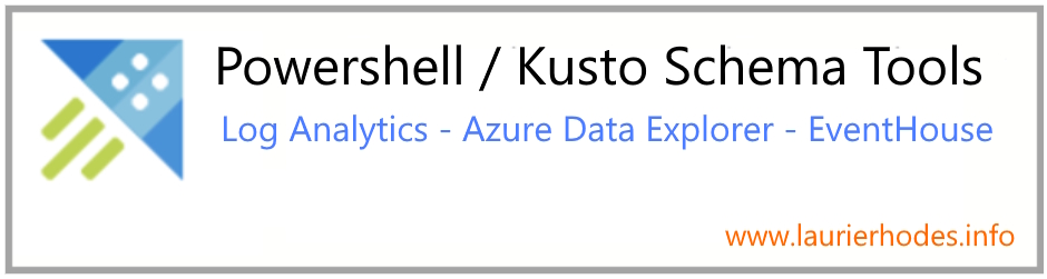 OowerShell / Kusto Schema Tools