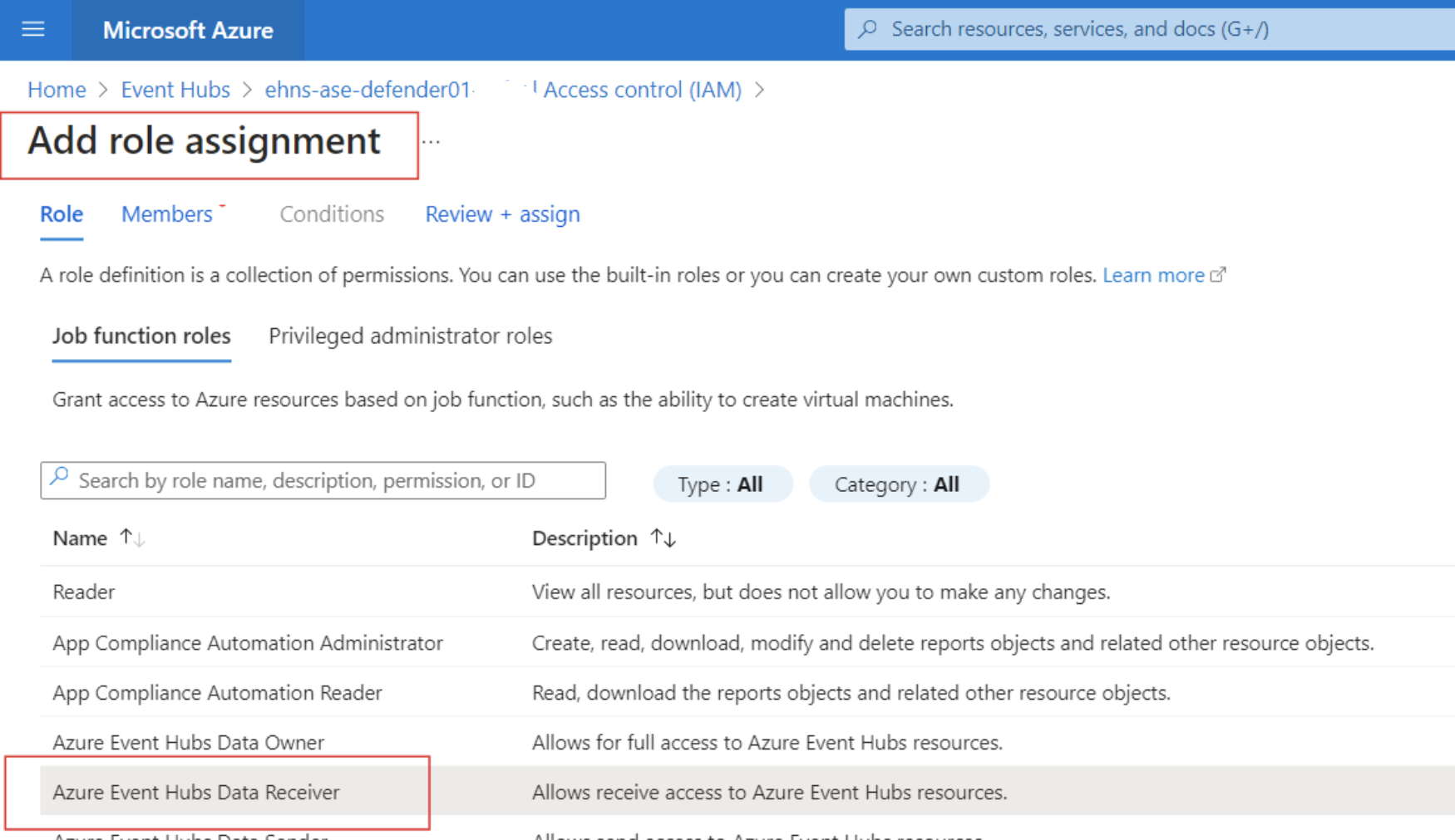 Add Role Assignment